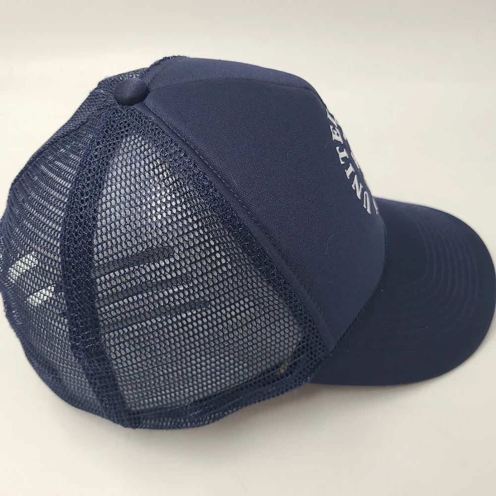 United‎ States Navy Hat Snapback Trucker Mesh Blue USA US USN Anchor Logo Men